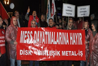 Metal İşçileri grev sürecinde