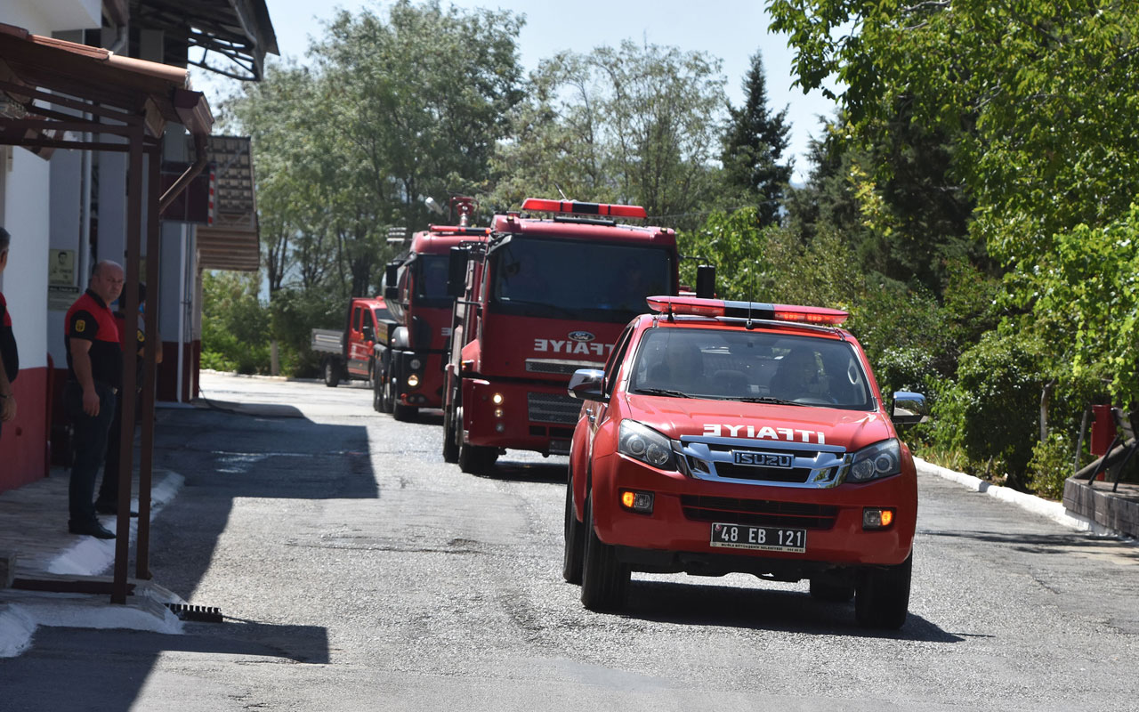 Muğla’dan Manavgat’a itfaiye desteği