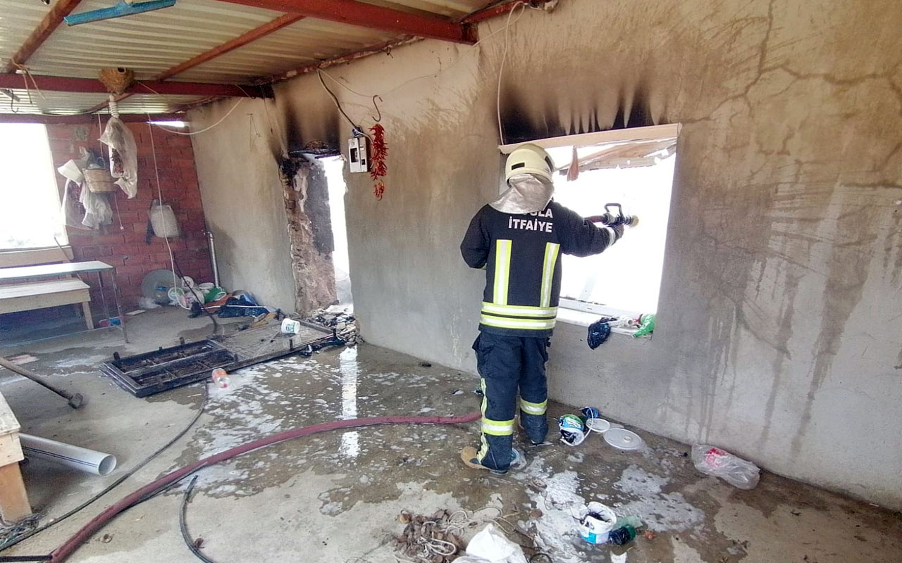 Muğla İtfaiyesi, Aydın’daki yangına müdahale etti