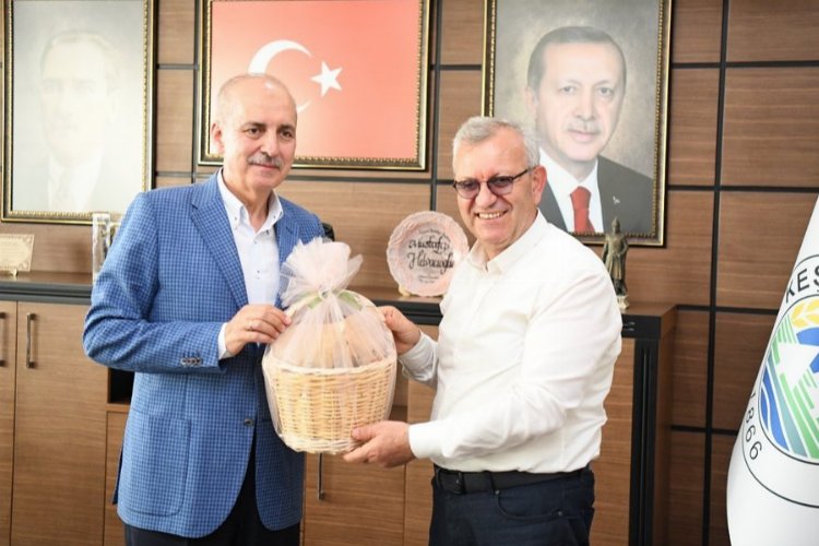 Numan Kurtulmuş, Filistin'e yönelik saldırıları Keşan'dan lanetledi