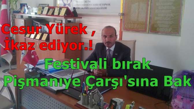 Odabaş, Pişmaniye festivalinden önce pişmaniyeciler çarşısı yapın