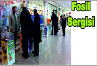 Ödilek AVM’ de Fosil Sergisi Açıldı