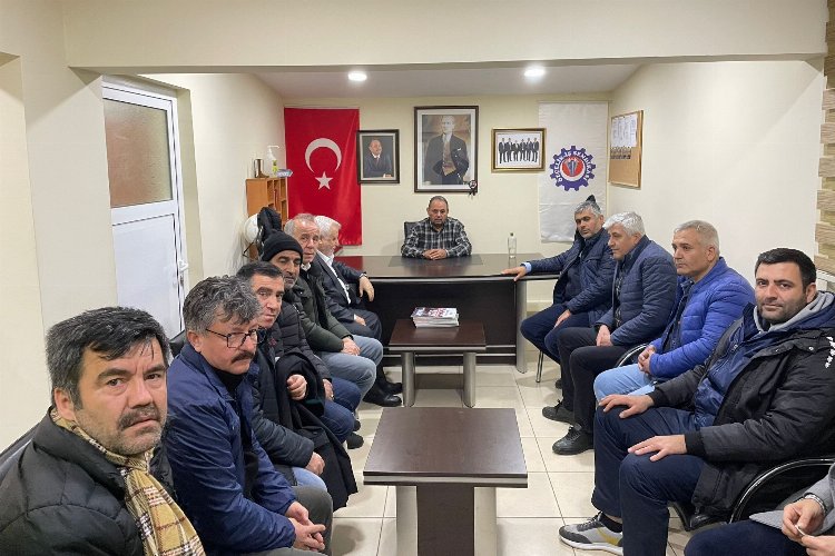 Özçelik-İş yönetimi İskenderun'da üyelerle buluştu