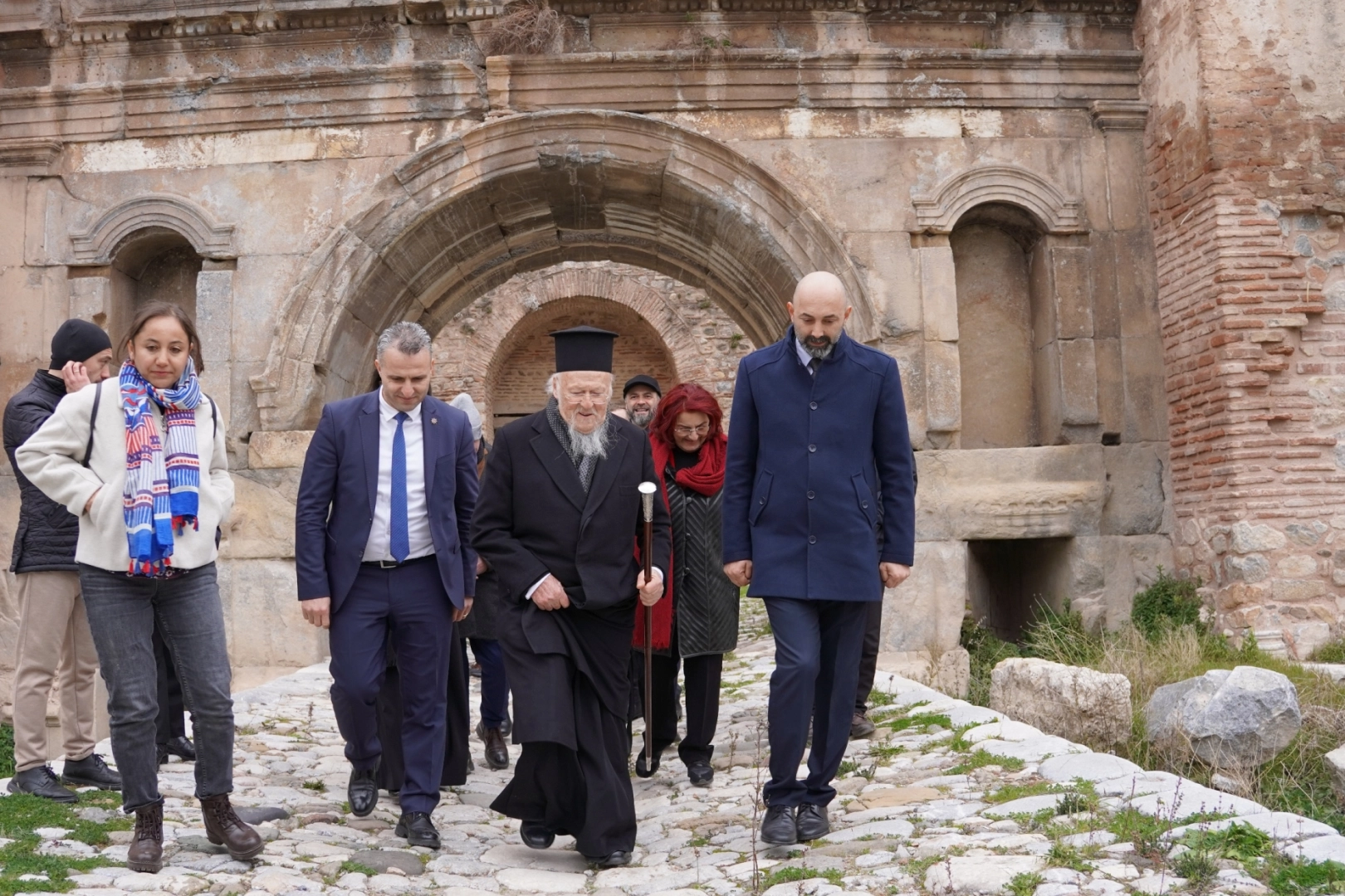 Patrik Bartholomeos'tan Bursa İznik’e ziyaret... İznik'te Papa hazırlığı