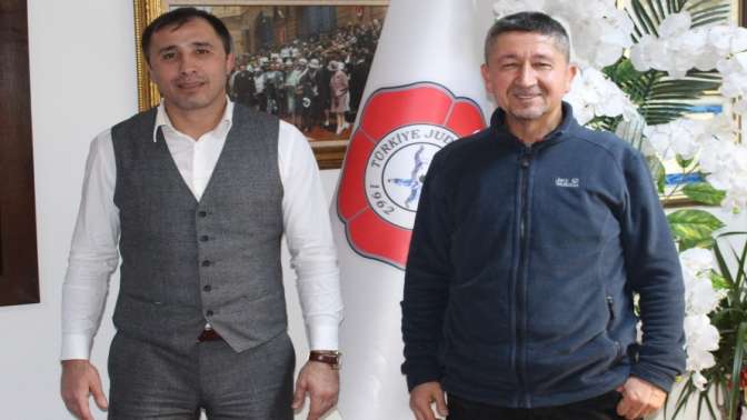 Rıdvan Şükür, judo Federasyonu’nu ziyaret etti.