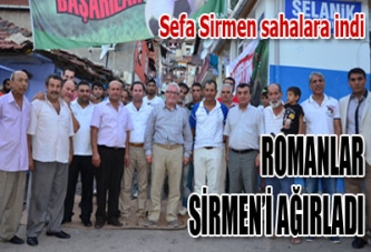 ROMANLAR, SİRMEN’İ AĞIRLADI