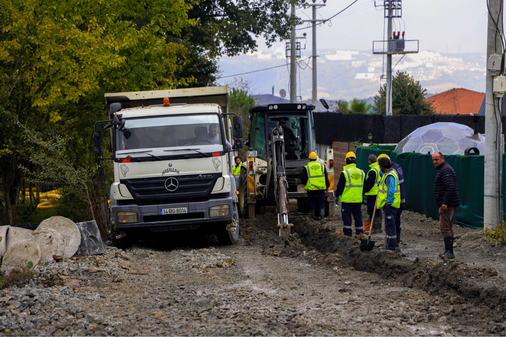 Sakarya'da Hacımercan ve Uzunkum’a bin 200 metrelik yeni atıksu hattı