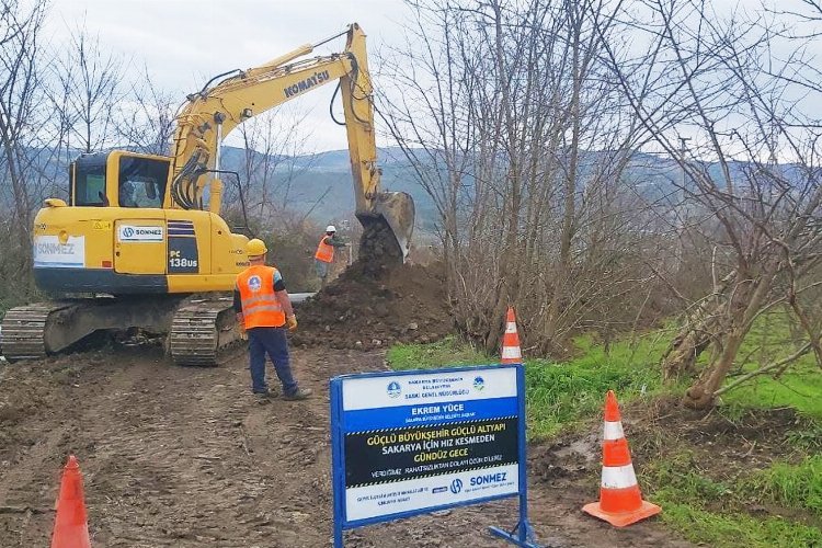 Sakarya Geyve'de içme suyu toplama deposu inşa ediliyor 