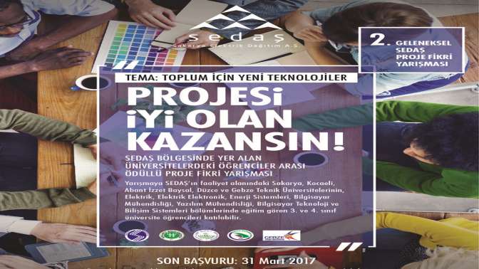 SEDAŞ Proje Fikri Yarışmasında Başvuru Tarihi 31 Mart’a uzadı