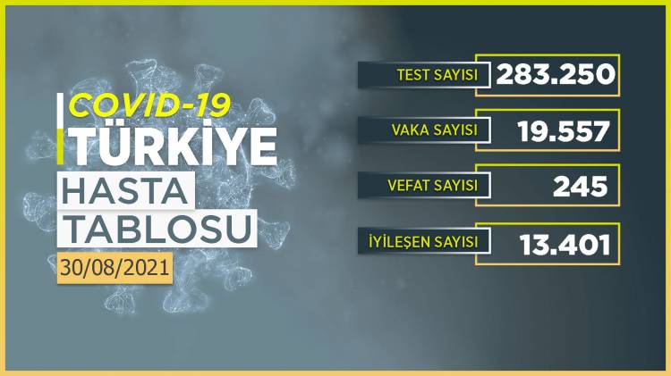 son 24 saatte 19 bin 557 yeni vaka!