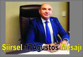 Tarhan’dan Şiirsel 17 AĞUSTOS Mesajı