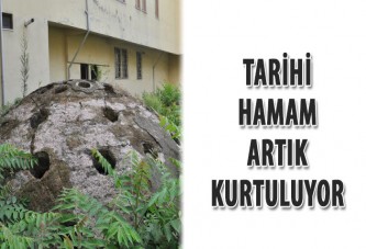 Tarihi hamam artık kurtuluyor