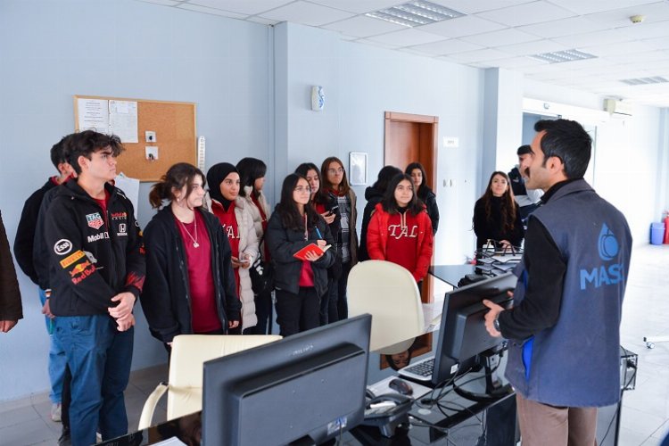 Tecde Anadolu Lisesi öğrencilerinden MASKİ'ye ziyaret