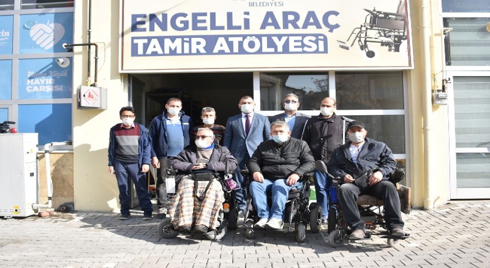 Malatya'da engellilerin araçları ücretsiz tamir ediliyor