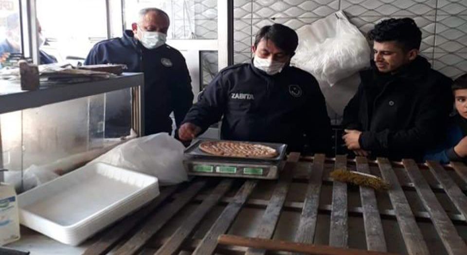 Kilis'te zabıta fırınları denetledi