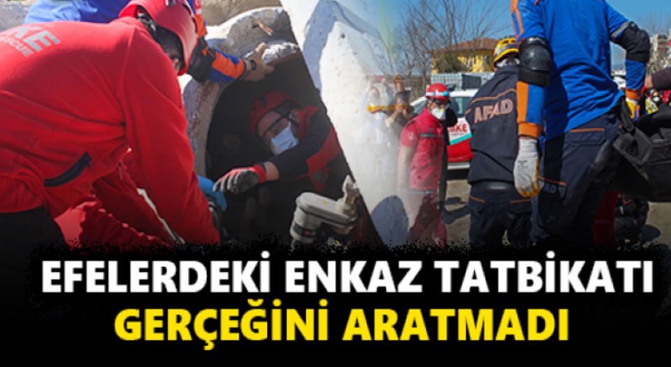 Aydın Efeler'deki deprem tatbikatı gerçeği aratmadı