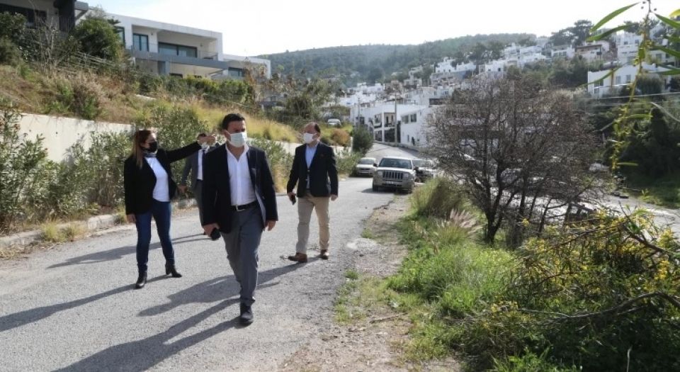 Bodrum Belediye Başkanı'ndan mahalle ziyaretleri