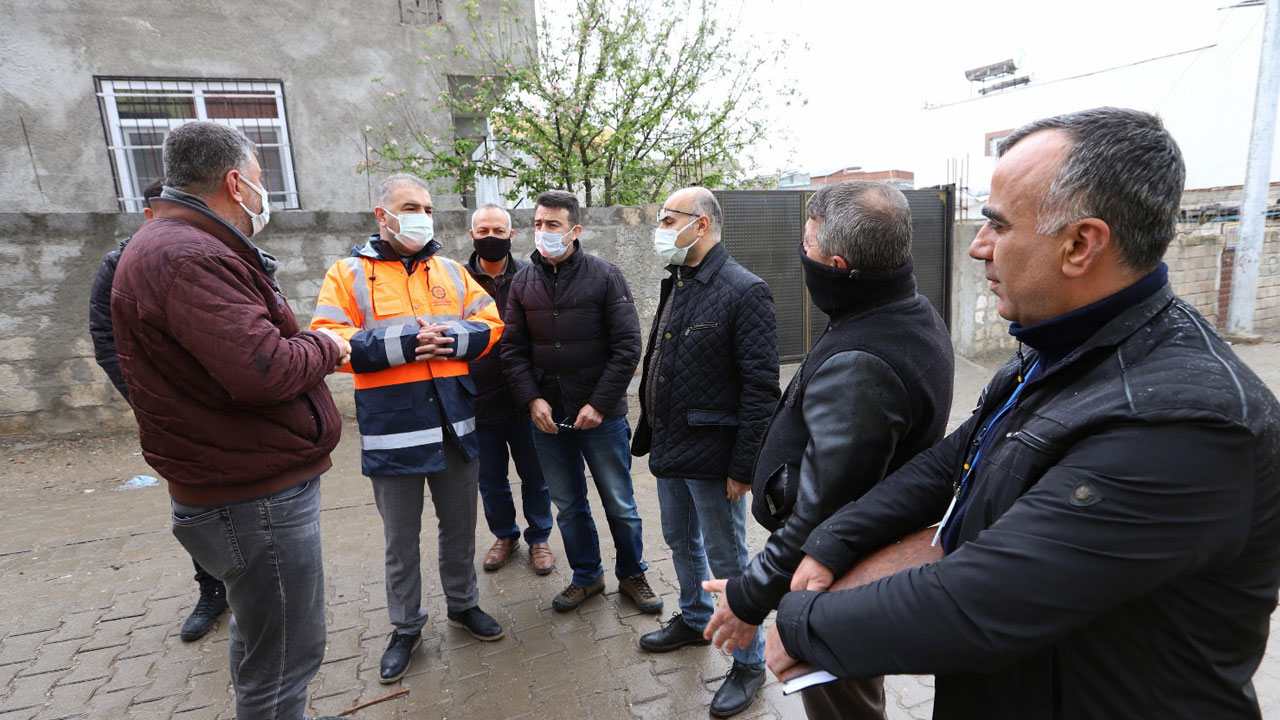 Diyarbakır Ergani'de DİSKİ kaçak su takibinde