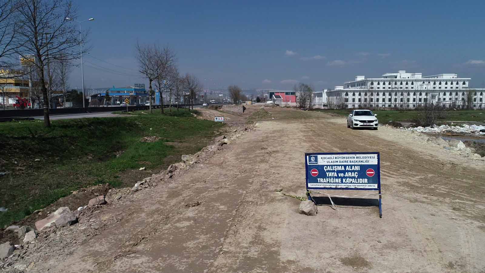 Kocaeli yeni Emniyet Müdürlüğü'nün otoparkı yapılıyor