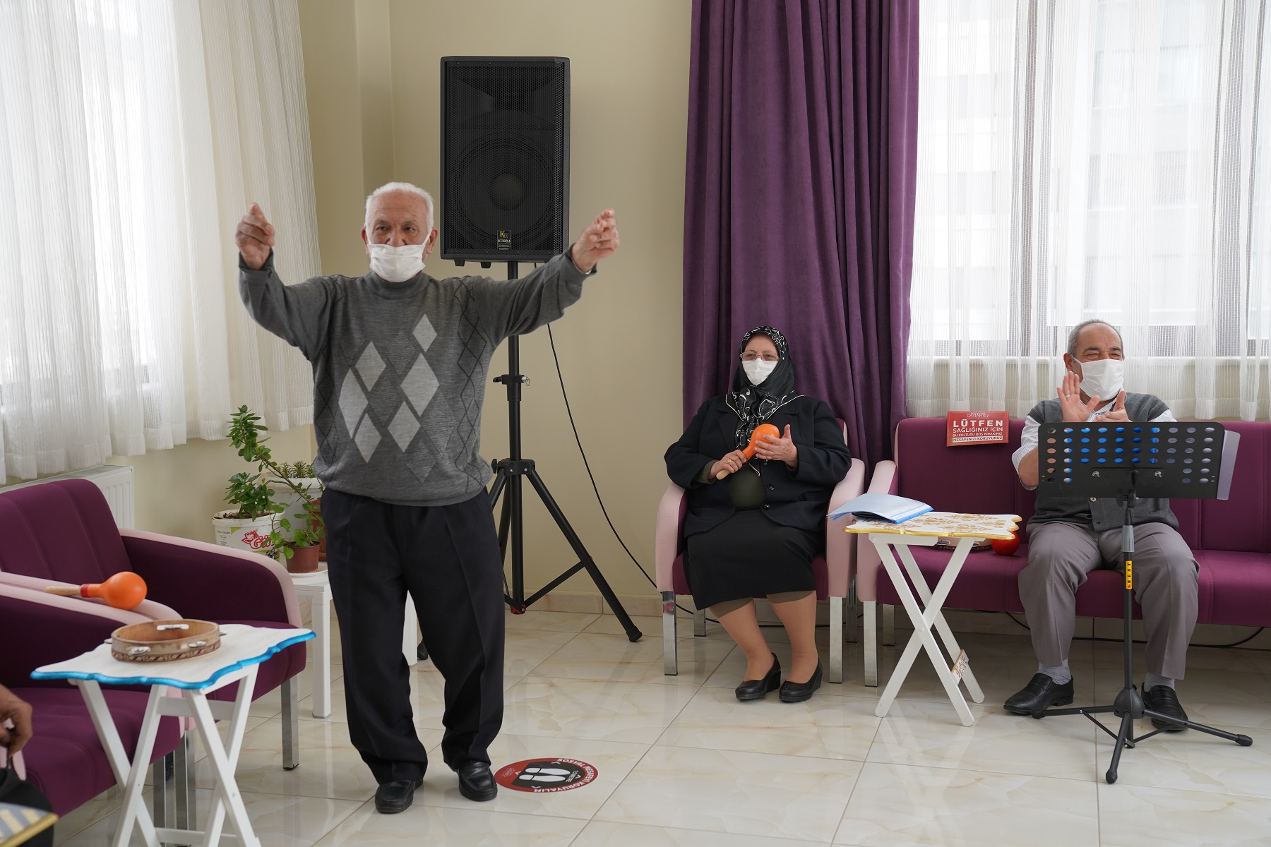 Gaziantep'te Alzheimer hastalarına müzikli terapi