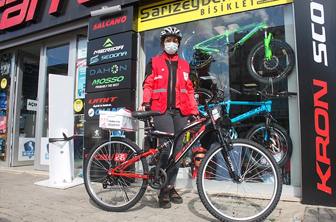 Aydın'da Türk Kızılayı pedalları 'iyilik' için çevirecek