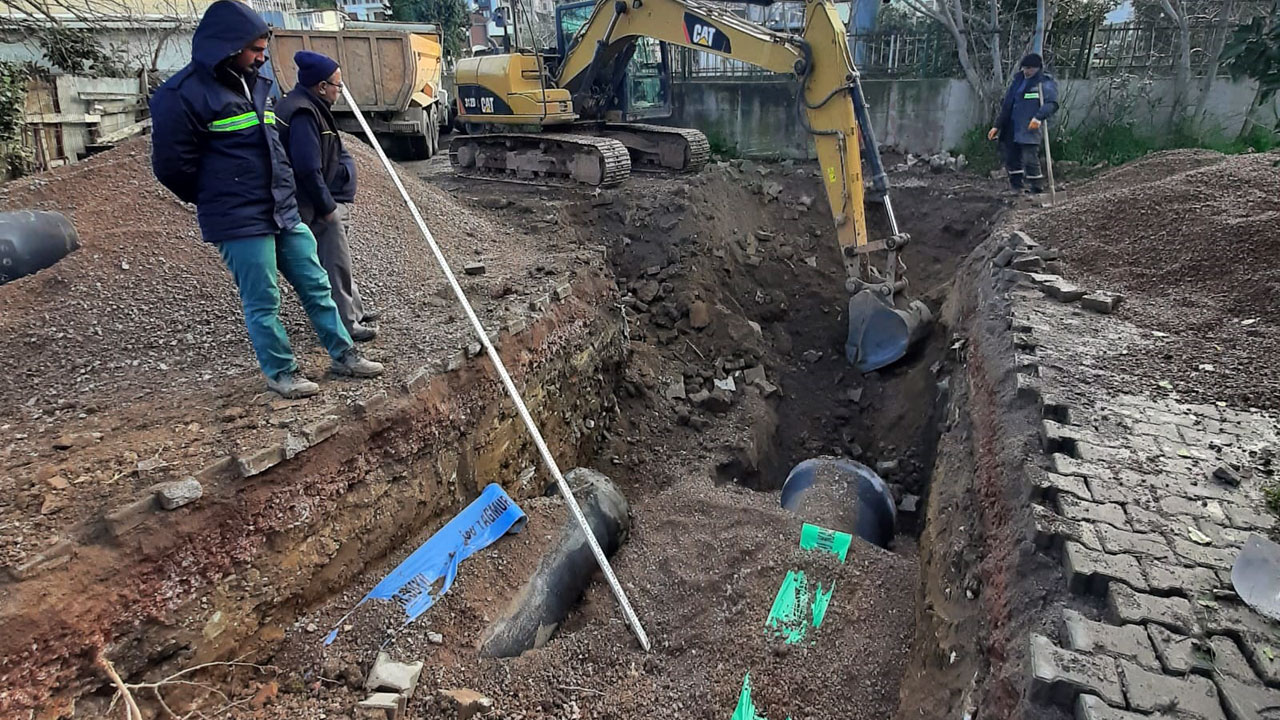 Kocaeli İSU, Gebze Eskihisar'da altyapıyı sürdürüyor