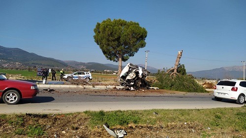 Denizli Acıpayam'da trafik kazası: 1 yaralı