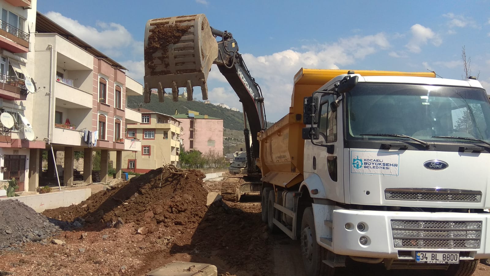 Kocaeli'de Hereke sahil yoluna start verildi