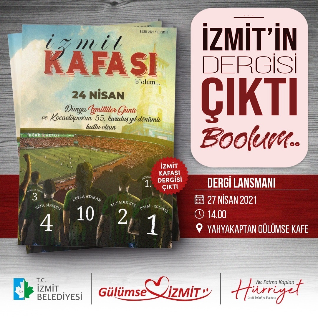 İzmit Kafası Dergisi yarın tanıtılacak