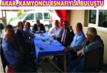 AKAR, Kamyoncuların Sorunları Mecliste Her zaman Takipçisi olduk