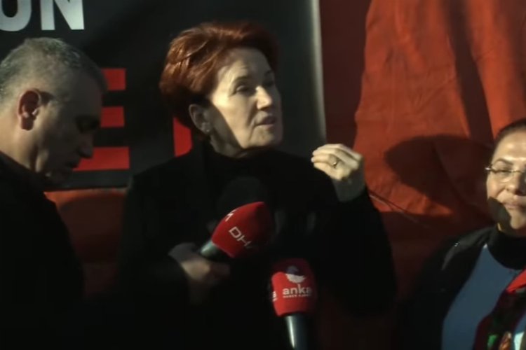 Akşener Kahramanmaraş'ta... Yangın söndürmek için buradayız