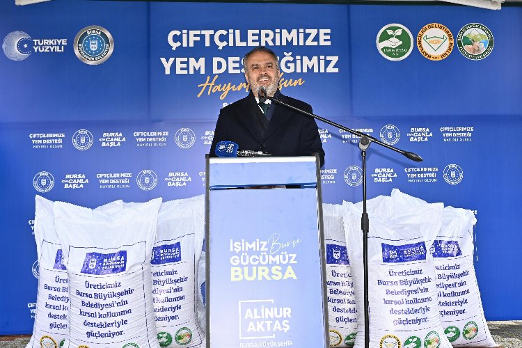 Bursa'da besiciye destek