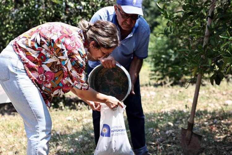 Büyükşehir çiftçinin toprağını analiz ediyor