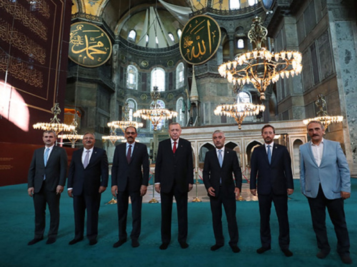 Cumhurbaşkanı Erdoğan’dan Ayasofya mesajı