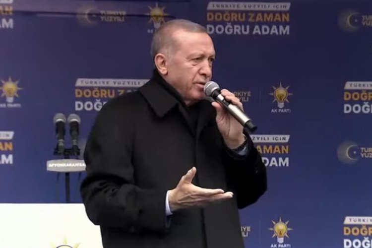 Cumhurbaşkanı Erdoğan'dan ilk miting Afyonkarahisar'da