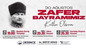 DERİNCE’DE ÖZLENEN ZAFER BAYRAMI COŞKUSU