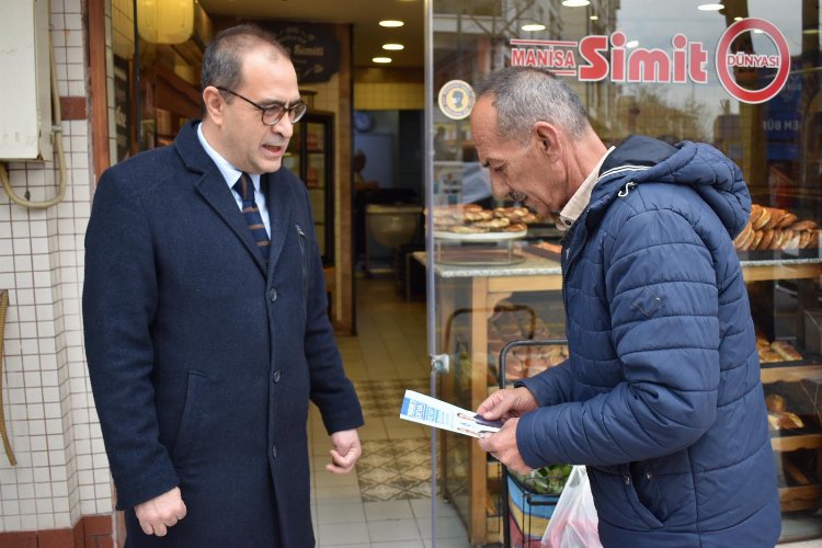 DEVA Partili Oktay Gökkaya Karaköy esnafını dinledi