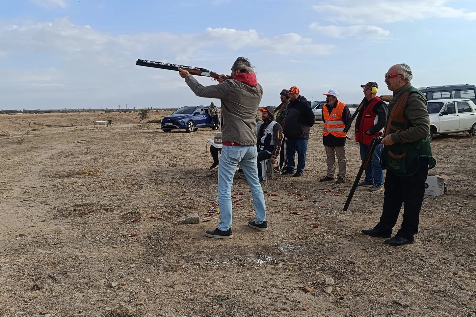 Edirne Enez'de trap atışları yapıldı