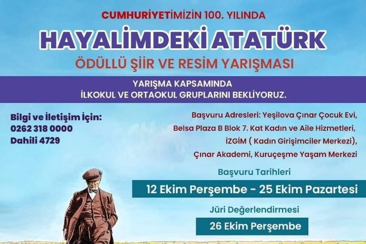 'Hayalimdeki Atatürk’ yarışmalarına başvuru sürüyor