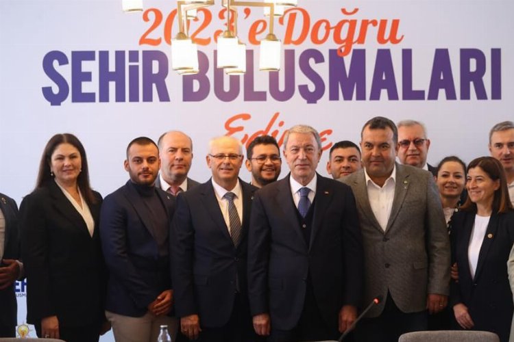 Hulusi Akar'dan Edirne çıkarması