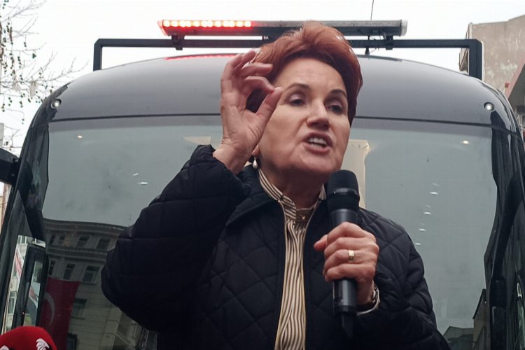 İYİ Parti Lideri Meral Akşener Keşan'da