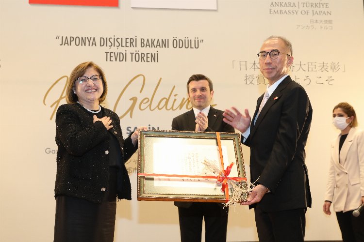 Japonya'dan Gaziantep Büyükşehir'e ödül