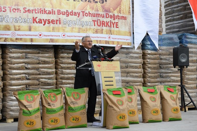 Kayseri Büyükşehir'den tarıma büyük destek