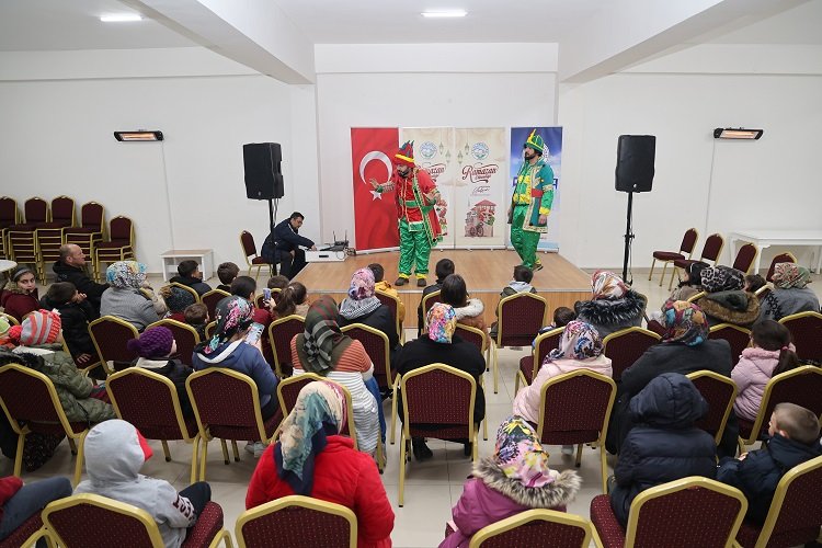 Kayseri Talas'ta rengarenk ramazan