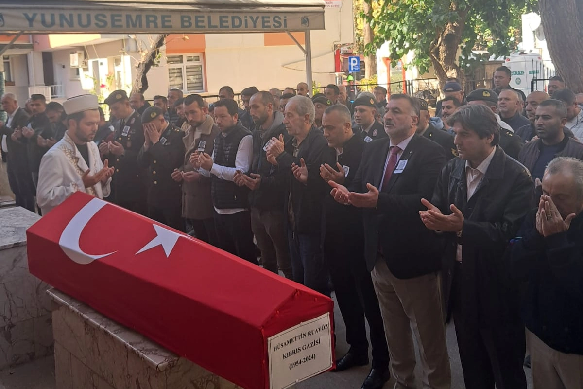 Kıbrıs Gazisi'ne Manisa Yunusemre'de son görev