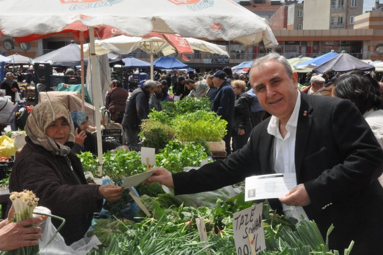 Keşan'da pazar esnafına etiket eğitimi