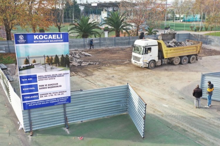 Kocaeli Büyükşehir'den bir skate park da Doğu Kışlaya