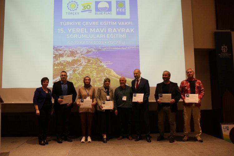 Kocaeli'de Mavi Bayrak sorumluları sertifikalandı