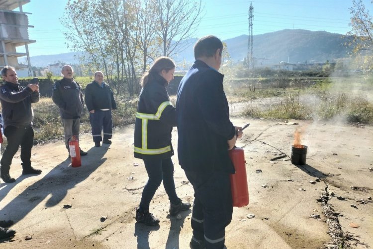 Kocaeli İtfaiyesi'nden KOÜ Teknopark’a eğitim