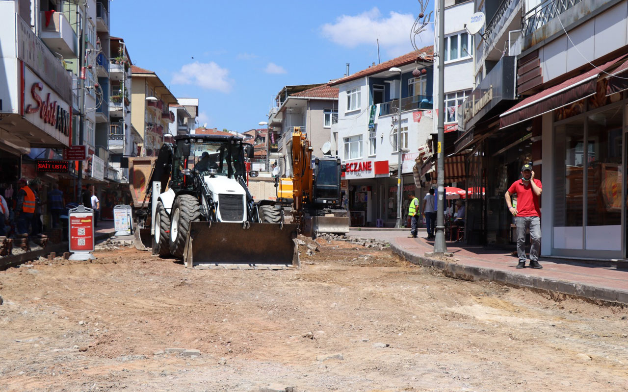 Kocaeli Kuruçeşme’de sokaklar yenileniyor